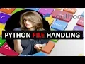 PYTHON FILE HANDLING TUTORIAL 16