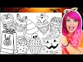 Coloring Halloween Treats Coloring Pages Candy Corn Cupcakes Caramel Apple Halloween Candy