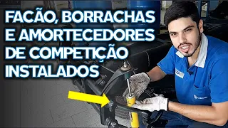 BORRACHA DO FACÃO E SUSPENSÃO DIANTEIRA DO FUSCA - PROJETO FUSCA #17