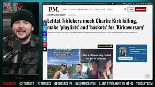 Leftists Post Horrible Celebration of Charlie Kirk Assassination On Anniversary Of Murder | Tim Pool