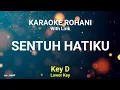 Download Lagu SENTUH HATIKU (Key D) Kunci nada rendah - KARAOKE ROHANI KRISTEN