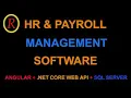 HR and Payroll Management Software Angular 15 NET Core Web API SQL Server