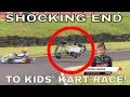 SHOCKING END to Kids Kart Race Most Watched Kart Race Ever in First Month on YT UKC Rd 3 Wigan