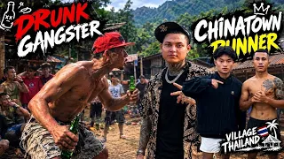 THINGS GOT CRAZY IN THE VILLAGE… DRUNK GUY TRIES TO PRESS ChinaTownRunner!