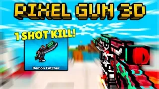 DEMON CATCHER 1 Shot Kill Every-time Pixel Gun 3D