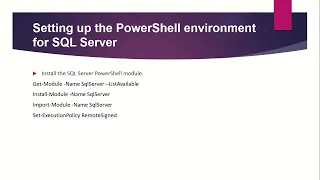 Powershell With SQL Server Intro 1 1