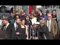 Amanda Peet outside Jimmy Kimmel Live in Hollywood