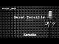 Ade Manuhutu - Surat Terakhir - Karaoke tanpa vocal