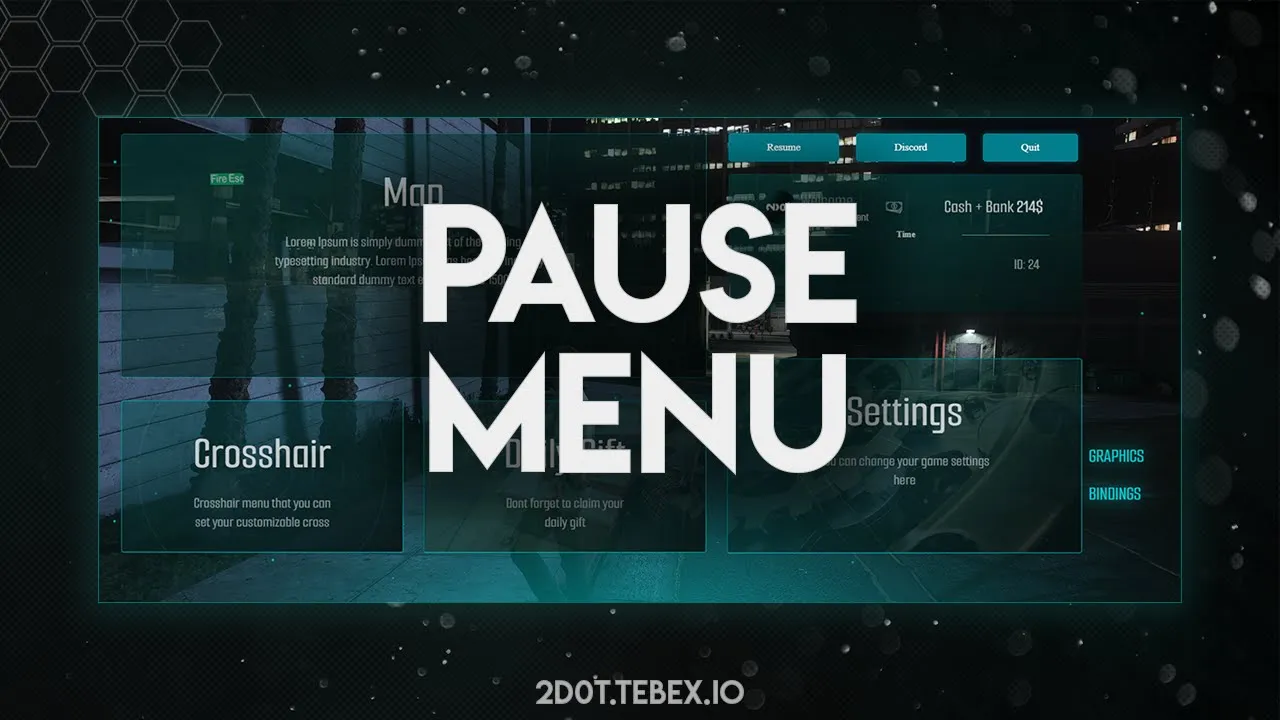 PauseMenu Modern - Open Source