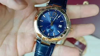 Aigner Monza Blue Dial Blue Leather