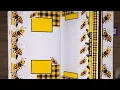 My Bee Themed Journal Spread