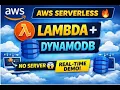 AWS Lambda DynamoDB Full Tutorial Beginner to Advanced