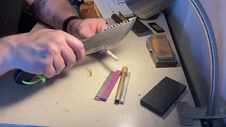 TOPS Tom Brown Tracker T-1 series episode 6 How I sharpen Part 2