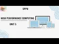CUDA Architecture HPC Unit 5 Complete One Shot