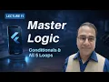 Dart Conditionals Loops if-else switch for while break continue Urdu-Hindi Lecture 11