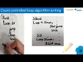 Count-controlled loops knowledge for primary elementary teachers