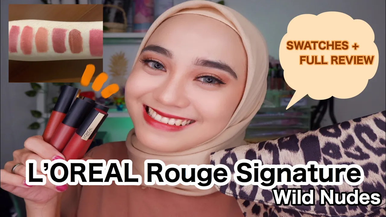 LOREAL COLOR RICHE MATTE LIPTSICK SWATCHES & REVIEW DI KULIT SAWO MATANG | INDONESIA. 