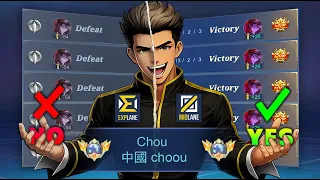WHY 90% OF GLOBAL CHOU PLAYERS USED THIS STRAT? THE SECRET BEHIND MID CHOU!! - Mobile Legends