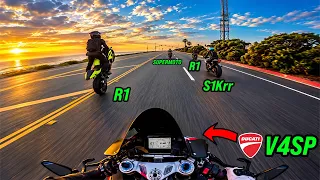 SUPERBIKES Flying Through PCH