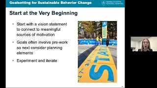 Goal Setting for Sustainable Behavior Change with Katie Engels - Healthy for the Holidays 2021
