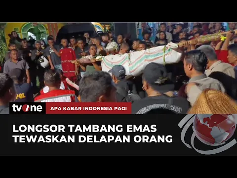 Nahas! 8 Warga di Bone Bolango Tewas Tertimbun Longsor Tambang Emas