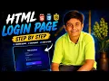 How To Make Modern Login Page Using HTML CSS