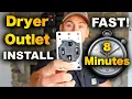 Dryer Receptacle Installation - 4 Prong Outlet Wiring