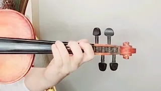 تعليم عزف مقدمة في هويد الليل للمبتدئين على الكمان نوته حرفيه صولفيج بطىء 