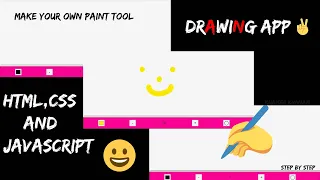 Drawing app using JavaScript Paint tool HTML CSS JavaScript