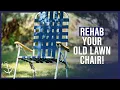 How to Re-Web a Lawn Chair