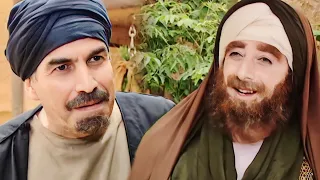 حكايا بهلول أعقل المجانين الحلقة 11 تنكر أبو وهب و حيلة ذكية أندريه سكاف 