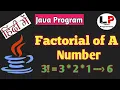 Java Program to Find the Factorial of a Number Learn Programming2 0