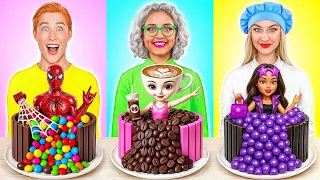 أنا مقابل جدتي في تحدي تحضير الطعام أفكار طبخ إبداعية Bubba DO Challenge 