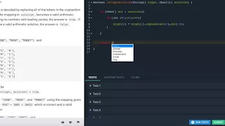 CodeFights - isCryptSolution Adarsh Bhattarai
