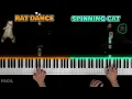Rat Dance vs Spinning Cat | PIANO BATTLE