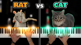 Rat Dance Vs Spinning Cat PIANO BATTLE  Rat Dance Vs Spinning Cat PIANO BATTLE