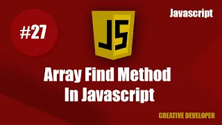 Array find method javascript Javascript array find method array find method Javascript
