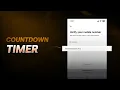 COUNTDOWN TIMER Interaction using FIGMA VARIABLES Advanced Prototyping