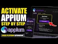How to activate Appium for cross-platform mobile automation - Step By Step