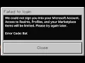 Fix Minecraft for windows sign in error code BAT 22K Veiws