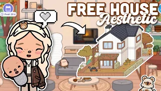 Aesthetic Beige FREE HOUSE Design Toca Boca House Ideas🧺Free HouseDesign TocaLifeWorld Makeover