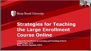 Strategies for Teaching the Large Enrollment Course Online