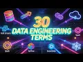30 Data Engineering Terms in 10 Minutes Must-Know Glossary for 2025