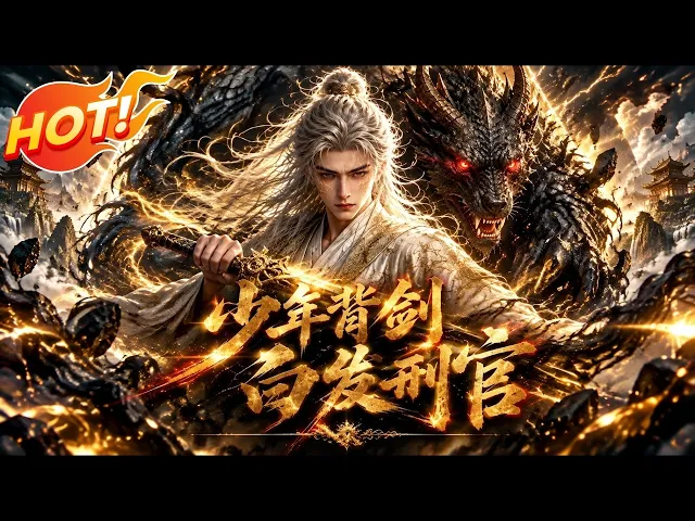 少年背劍白發刑官