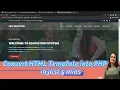 How to Convert HTML Template In PHP PHP Template Tutorial
