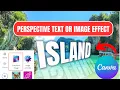 3D Perspective Text with a Reflection Effect - Canva Tutorial BipulTechInfo