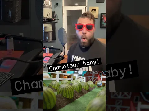 I'm a chameleon, baby! #mecchachameleon