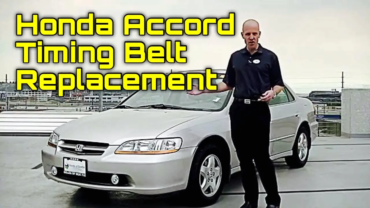 BEST DIY Honda Accord 2.2L 2.3L F22 F23 Timing Belt Replacement w/Water Pump - Bundys Garage
