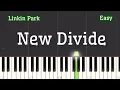 Download Lagu Linkin Park - New Divide Piano Tutorial | Easy