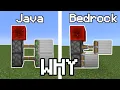 Java Redstoner loses his mind over Bedrock
